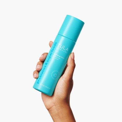 TULA Skin Care Clarifying Tonic Alcohol-Free Daily Toner - Exfoliating & Pore-Tightening Face Toner with Witch Hazel & Niacinamide, 5.07 Fl Oz Avelisse