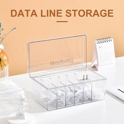 MoyRetty Acrylic Lash Extension Organizer – Large Capacity Clear Storage Box for Eyelash Supplies Avelisse