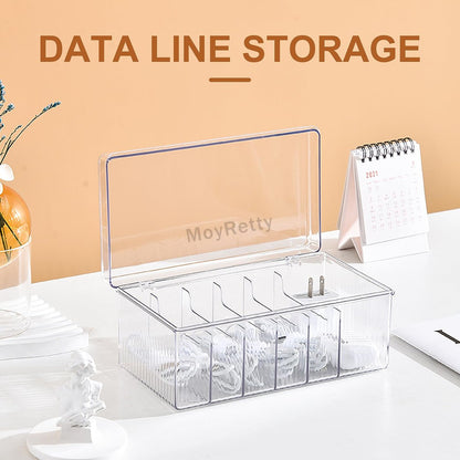 MoyRetty Acrylic Lash Extension Organizer – Large Capacity Clear Storage Box for Eyelash Supplies Avelisse