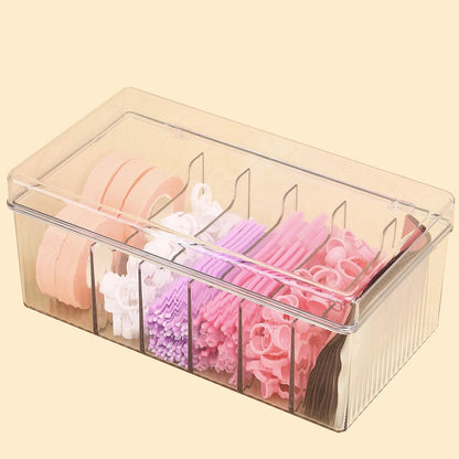 MoyRetty Acrylic Lash Extension Organizer – Large Capacity Clear Storage Box for Eyelash Supplies Avelisse