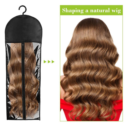 4 PCS Wig Holder Hair Storage Bags – Extra Long 31.5 Inch Wig Storage for Multiple Wigs