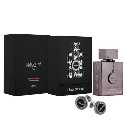 Armaf Club De Nuit Intense Limited Edition for Men Eau de Parfum Spray, 3.6 oz with Cufflinks Avelisse