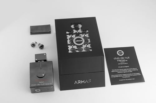 Armaf Club De Nuit Intense Limited Edition for Men Eau de Parfum Spray, 3.6 oz with Cufflinks Avelisse