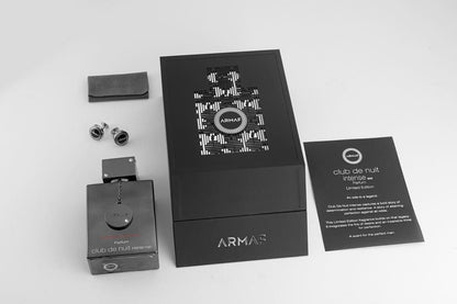 Armaf Club De Nuit Intense Limited Edition for Men Eau de Parfum Spray, 3.6 oz with Cufflinks Avelisse