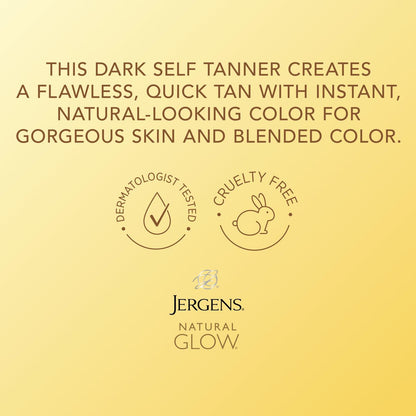Jergens Natural Glow Instant Sun Bundle: Light Bronze Sunless Tanning Mousse (6 oz) with Applicator Mitt Avelisse