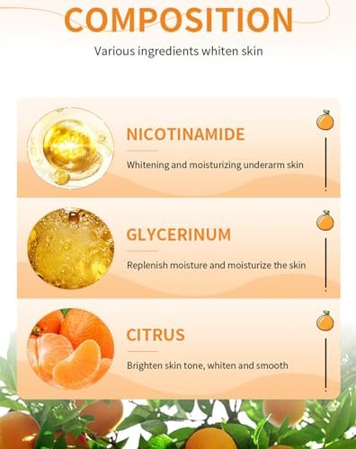 Vitamin C Skin Whitening Cream - Dark Spot Remover & Skin Lightening Cream for Face, Intimate Areas, Neck, Armpit, Elbow, Inner Thigh & Knees | Improves Underarm Dullness & Odor - görsel 10