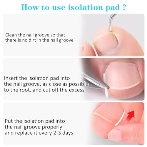 50+1 Ingrown Toenail Corrector Treatment Set - Professional Pain-Free Removal Kit with Toenail Lifter and Straightener Strips for Men and Women - görsel 9