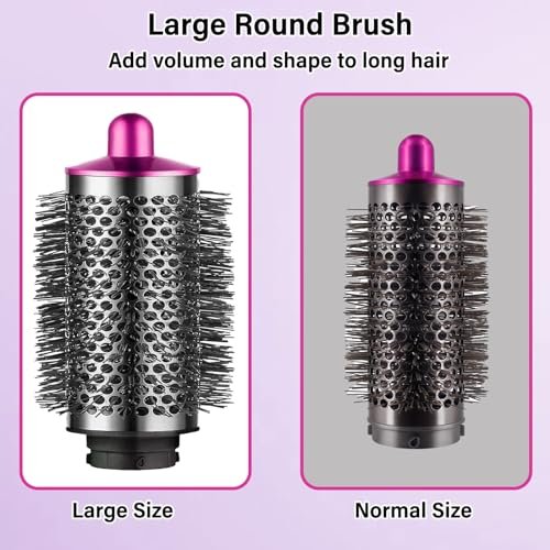 Large Round Volumizing Brush for Dyson Airwrap Styler & Hair Dryer with Adapter - görsel 8