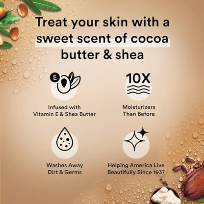 Suave Body Wash Variety 2-Pack: Milk & Honey + Cocoa Butter & Shea – Gentle Body Washes with Sweet Blend Oil Essence, 18 Oz Each Avelisse