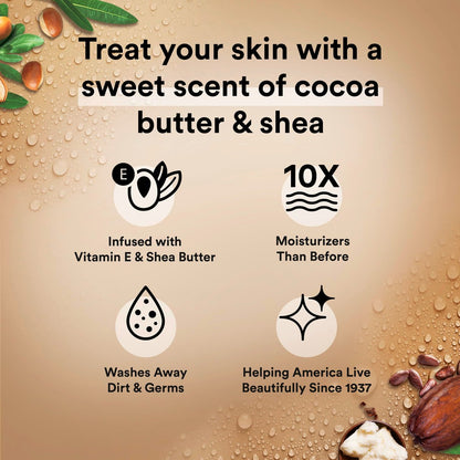 Suave Body Wash Variety 2-Pack: Milk & Honey + Cocoa Butter & Shea – Gentle Body Washes with Sweet Blend Oil Essence, 18 Oz Each Avelisse