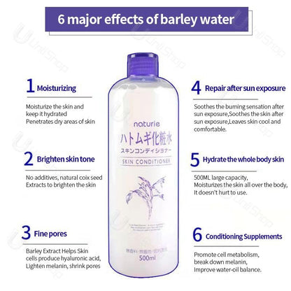 Imju Naturie Hatomugi Skin Conditioner Job's Tears Lotion 500ml - Hydrating & Soothing Facial Toner Avelisse