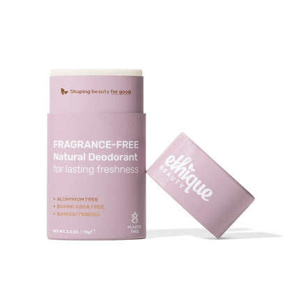Ethique Minimalist Unscented Deodorant Stick for Men & Women - Natural Aluminum-Free, Plastic-Free, Vegan, Cruelty-Free, Eco-Friendly, 2.47 oz Avelisse