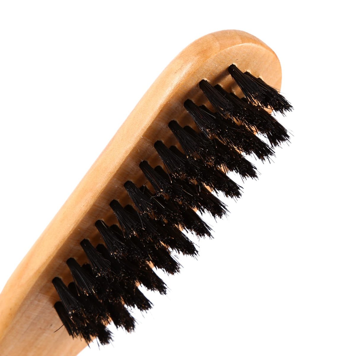 Chazcool Double Sided Bristle Hair Brush - Wooden Hair Straightening Brush for Smoothing and Straight Styles - görsel 11
