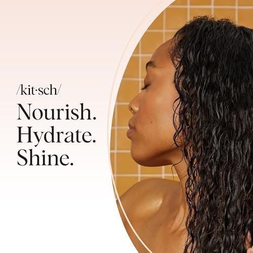Kitsch Castor Oil Shampoo Bar & Coconut Oil Conditioner Bar – Nourishing Set for Dry, Damaged Hair – Hydrating & Strengthening Hair Care, 2-Piece Set Avelisse