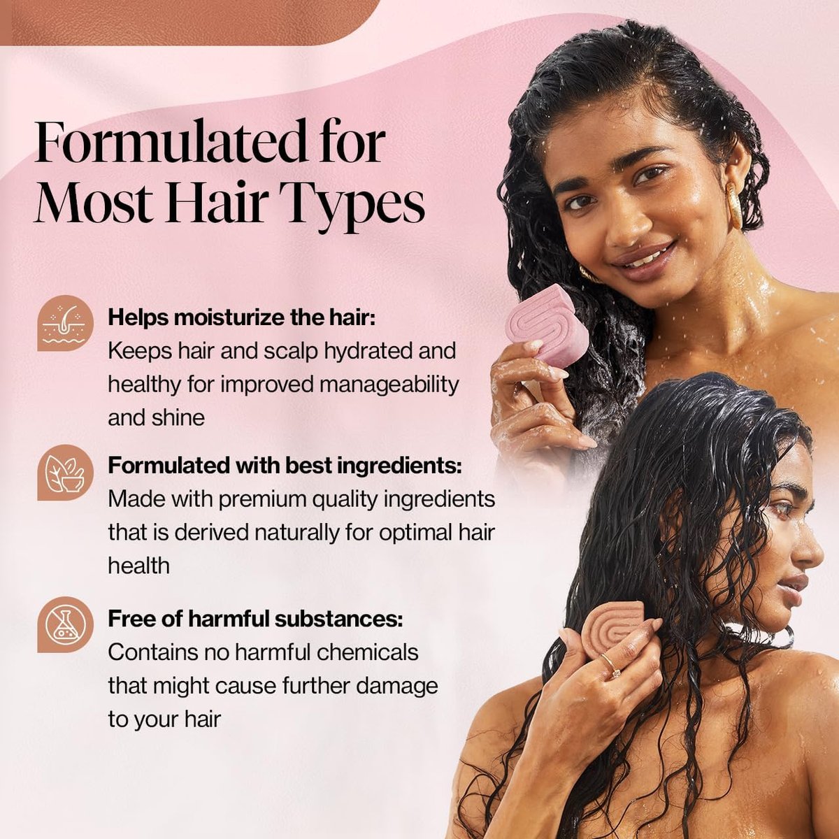 Kitsch Castor Oil Shampoo & Shea Butter Conditioner Bar Set – Hydrating & Moisturizing Shampoo and Conditioner Bars, Sulfate-Free, Paraben-Free, Silicone-Free, Made in USA – 2 Piece Set Avelisse