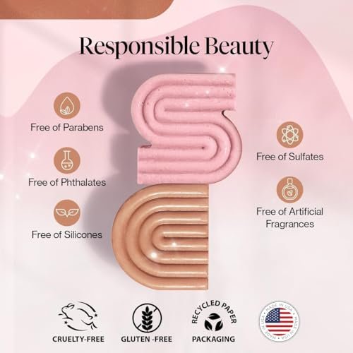 Kitsch Castor Oil Shampoo & Shea Butter Conditioner Bar Set – Hydrating & Moisturizing Shampoo and Conditioner Bars, Sulfate-Free, Paraben-Free, Silicone-Free, Made in USA – 2 Piece Set Avelisse