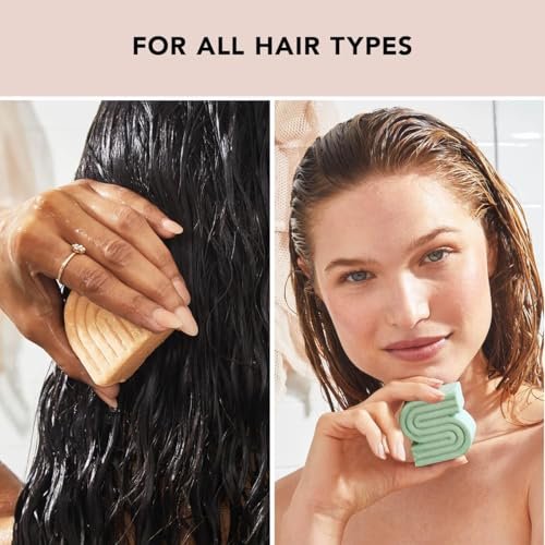Kitsch Tea Tree Shampoo & Coconut Oil Conditioner Bar Set – Clarifying & Moisturizing Solid Shampoo and Conditioner, Paraben & Sulfate Free, Made in USA – 2 Pack Avelisse