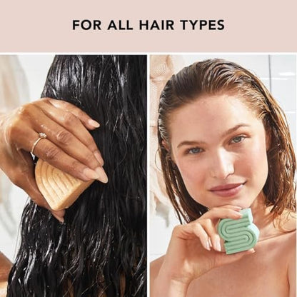 Kitsch Tea Tree Shampoo & Coconut Oil Conditioner Bar Set – Clarifying & Moisturizing Solid Shampoo and Conditioner, Paraben & Sulfate Free, Made in USA – 2 Pack Avelisse