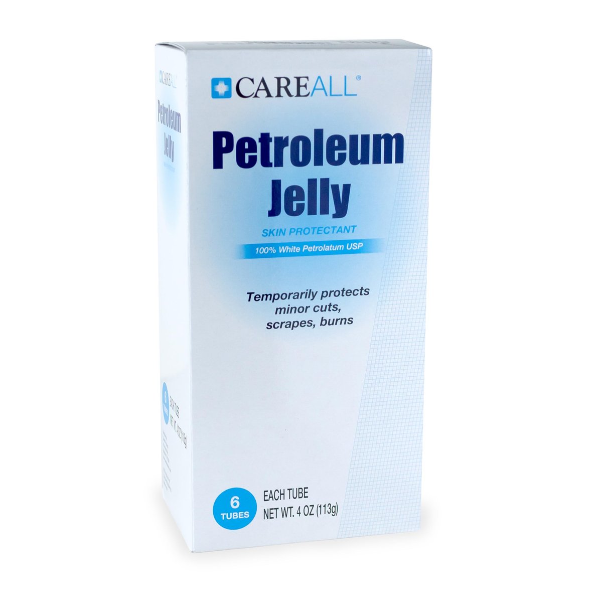 CareALL Petroleum Jelly 4 Oz. Tube (6 Pack) - Unscented, 100% Pure White Petrolatum USP - Moisturizer for Dry Skin & Lip Care - görsel 9