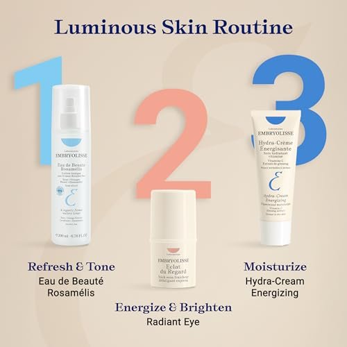 Embryolisse Vitamin C Energizing Face Moisturizer - Radiance-Boosting Anti-Aging Daily Cream for Hydration & Glow, 1.35 Fl Oz Avelisse