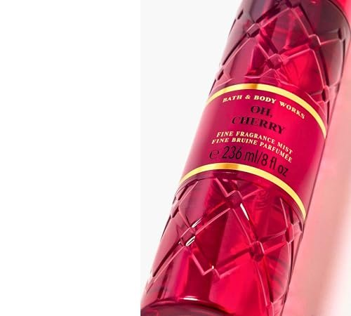 Bath & Body Works Fine Fragrance Body Spray Mist 8 oz (Oh, Cherry) Avelisse