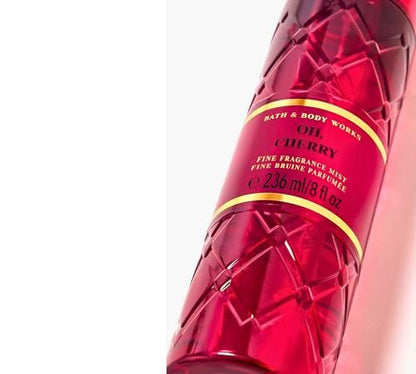 Bath & Body Works Fine Fragrance Body Spray Mist 8 oz (Oh, Cherry) Avelisse
