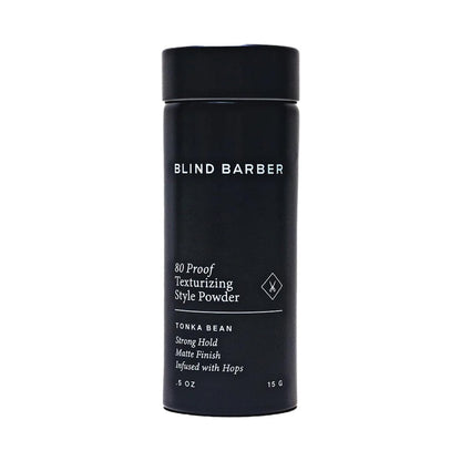 Blind Barber 80 Proof Texturizing Powder for Men - Weightless Volume & Matte Finish - Medium-to-Strong Hold Hair Styling Powder (0.5 oz) Avelisse