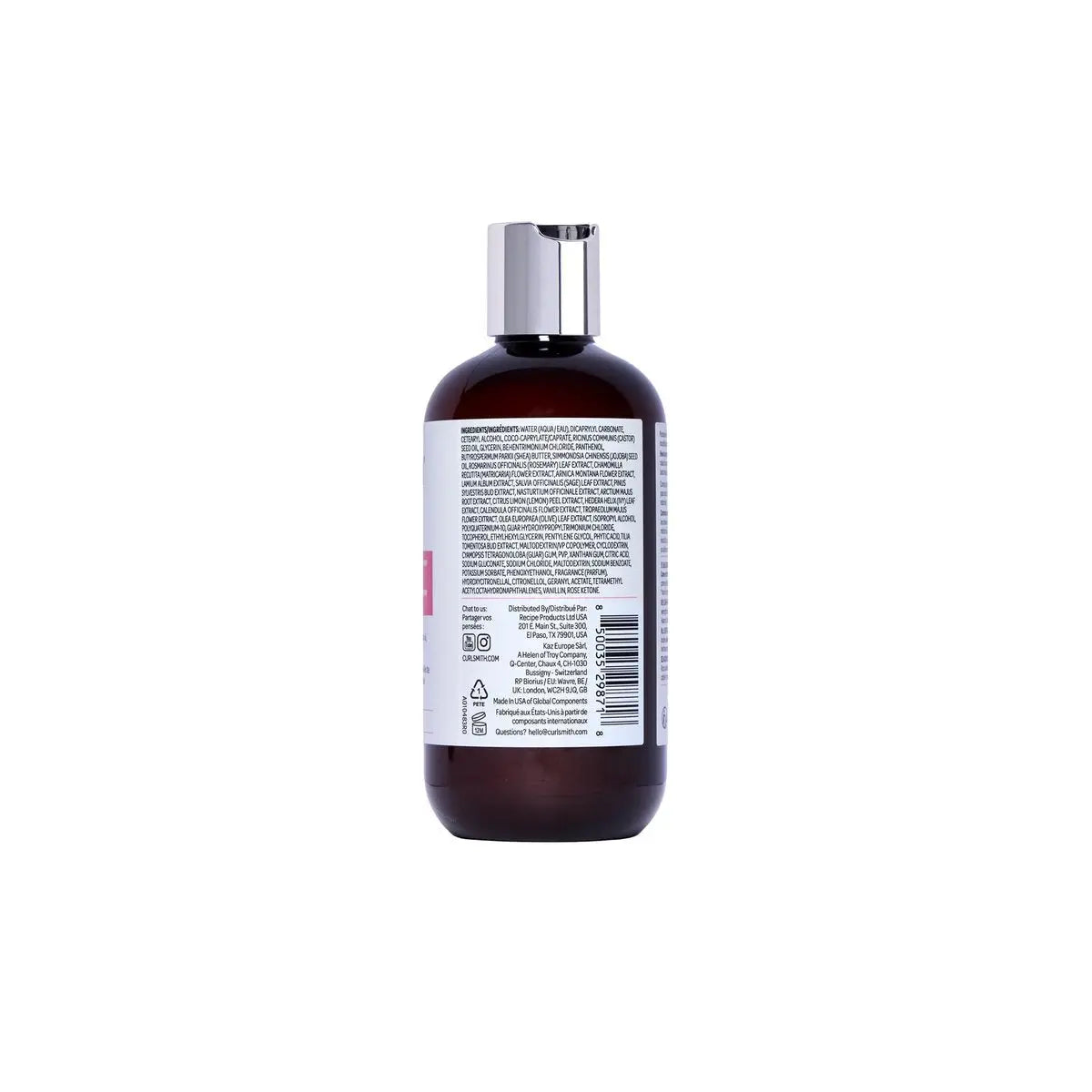 CURLSMITH Hydrate & Plump Leave In Conditioner for Curls, Lightweight Volumizing Conditioner for All Curl Types, Vegan & Cruelty-Free (8 oz) Avelisse