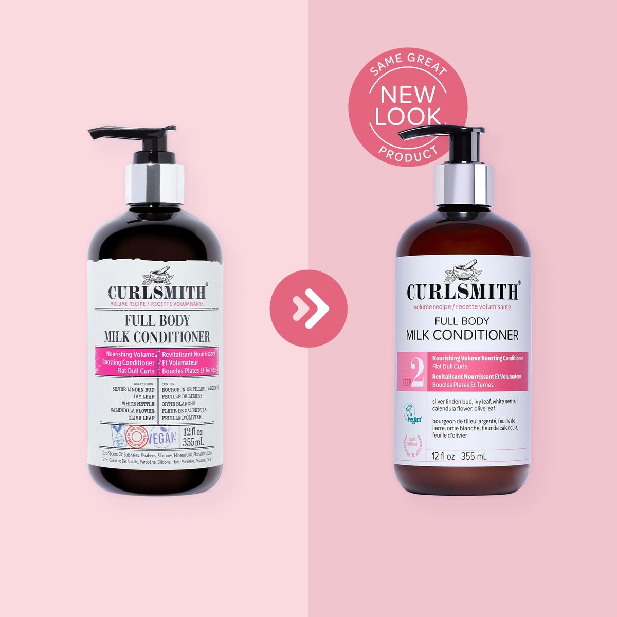 CURLSMITH Full Body Conditioner - Lightweight Volume Conditioner for All Curl Types, Moisturizing & Detangling, Vegan & Cruelty Free (12 oz) Avelisse