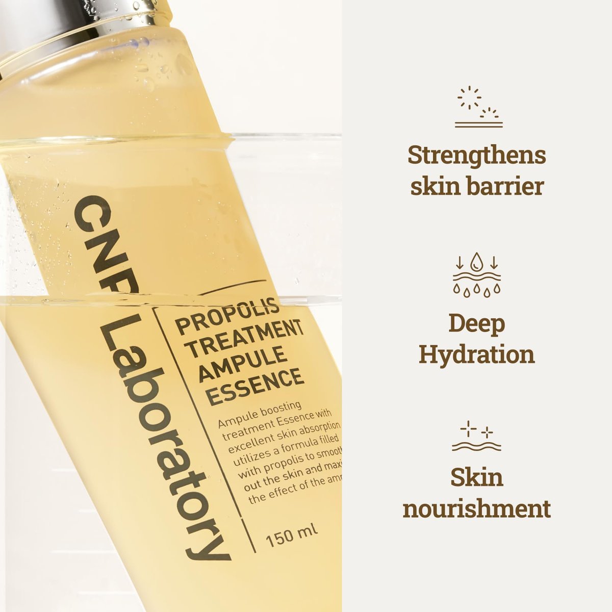 CNP Honey Glow Booster Toner – Hydrating Honey Ceramide Toner with Propolis Extract & Hyaluronic Acid, Soothing & Nourishing, 5.07 fl. oz, Korean Skin Care - görsel 7