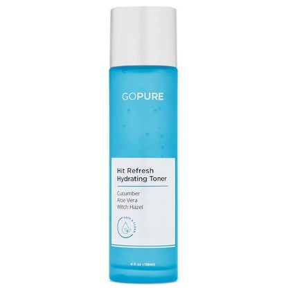 goPure Hit Refresh Hydrating Toner – Balanced pH, Clarifies Pores, Removes Excess Oil & Impurities – 4 Fl Oz Avelisse