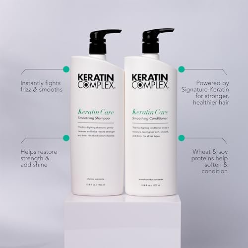 Keratin Complex Keratin Care Smoothing Shampoo & Conditioner Duo - 33.8 fl oz Each Avelisse