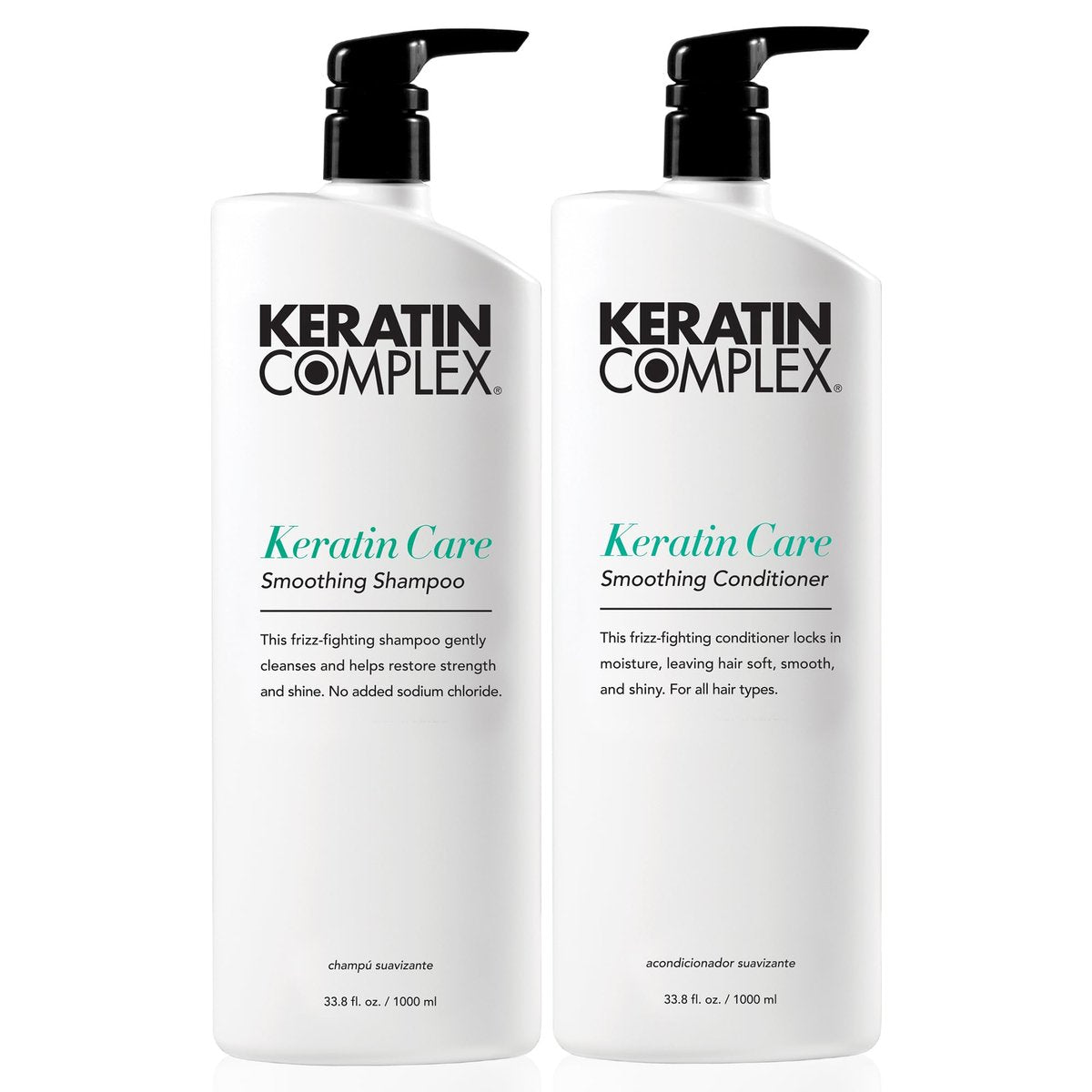Keratin Complex Keratin Care Smoothing Shampoo & Conditioner Duo - 33.8 fl oz Each Avelisse