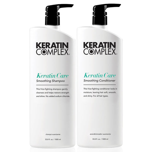 Keratin Complex Keratin Care Smoothing Shampoo & Conditioner Duo - 33.8 fl oz Each Avelisse