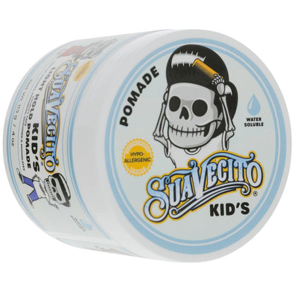Suavecito Kid's Pomade - Calming Chamomile Scent, Light Hold, 4 oz - Water-Based, Flake Free, Dermatologist-Tested Avelisse