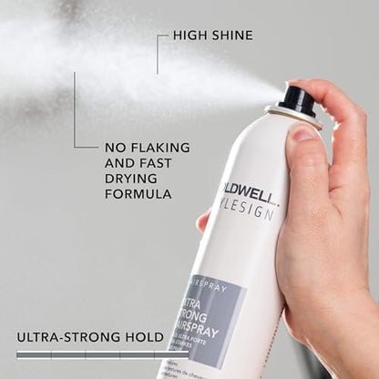 Goldwell StyleSign Extra Strong Hairspray - 7.7 oz (218 g) - Extreme Hold & Humidity Resistant Finish Avelisse