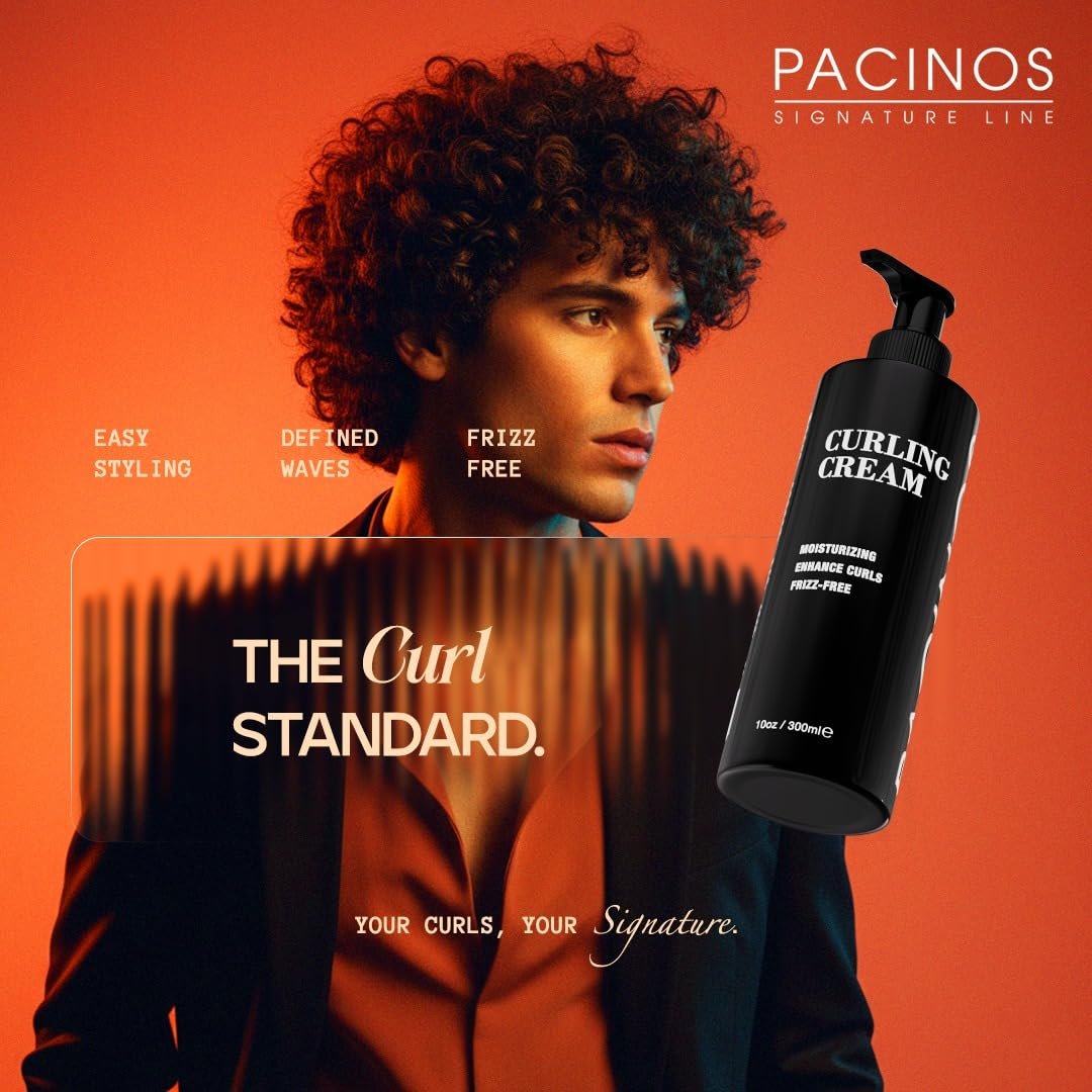 Pacinos Curling Cream - All Day Cream for Curly Hair with Gentle Formula - görsel 8