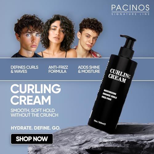 Pacinos Curling Cream - All Day Cream for Curly Hair with Gentle Formula - görsel 3