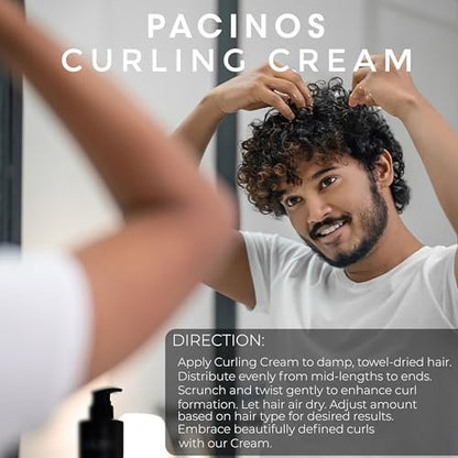 Pacinos Curling Cream - All Day Cream for Curly Hair with Gentle Formula