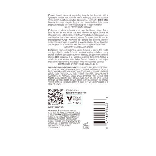 Bain de Terre Rise N' Shine Volumizing Foam - Lightweight Medium Hold & Volume with Argan & Monoi Oils, Paraben-Free, Color-Safe, Vegan, 6.7 Fl Oz Avelisse