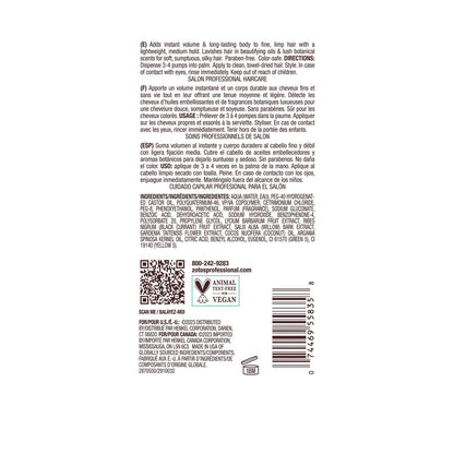 Bain de Terre Rise N' Shine Volumizing Foam - Lightweight Medium Hold & Volume with Argan & Monoi Oils, Paraben-Free, Color-Safe, Vegan, 6.7 Fl Oz Avelisse