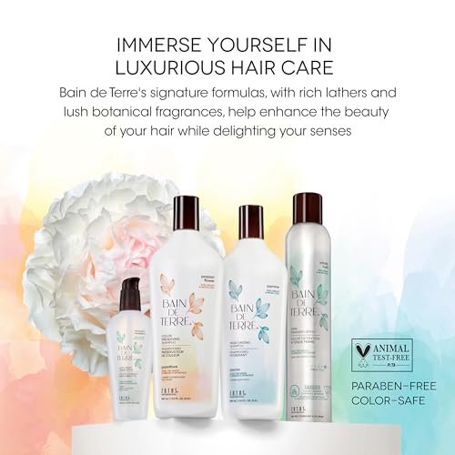 Bain de Terre Rise N' Shine Volumizing Foam - Lightweight Medium Hold & Volume with Argan & Monoi Oils, Paraben-Free, Color-Safe, Vegan, 6.7 Fl Oz Avelisse