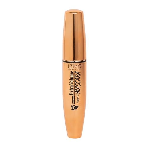 IZME New York Argan Oil Mascara Extra Volume - Black, 0.44 fl oz (Gold Tube) - görsel 1