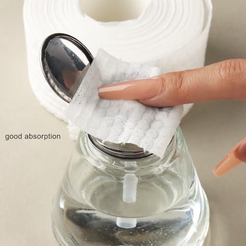 Fcozpjk 1000Pcs Lint Free Nail Wipes - Cotton Nail Polish Remover Pads for Gel Nails, Dust Cleaning & Degreasing, Manicure Salon Supplies - görsel 10