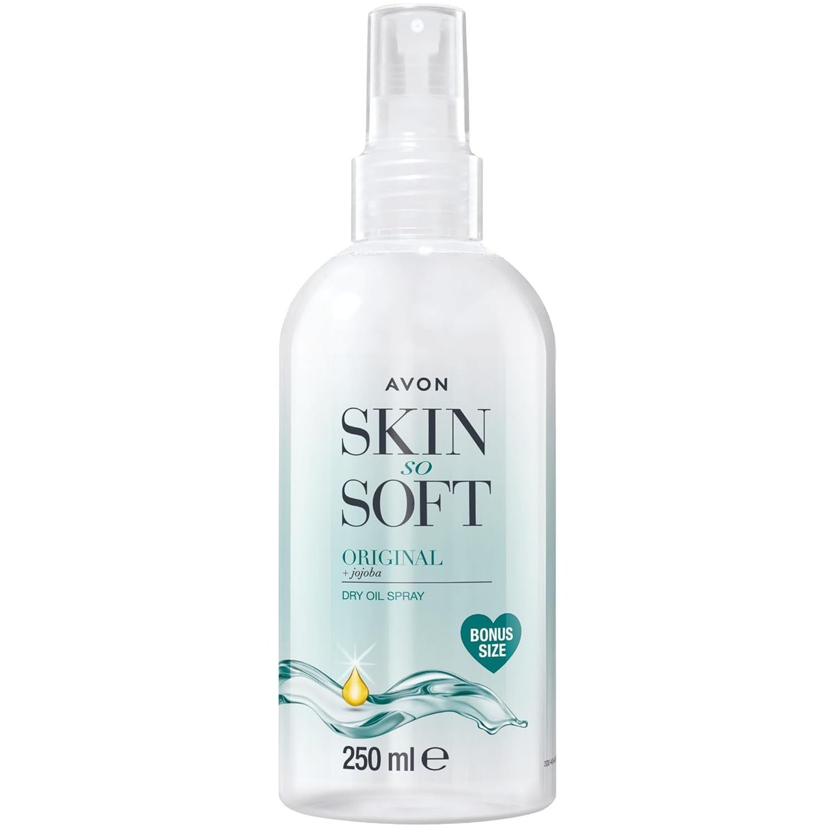 AVON SKIN SO SOFT Original Jojoba Dry Oil Spray with Vitamin E, 8.45 Fl Oz (250 ml) – Moisturizing Body Oil, After Shower Body Oil Avelisse