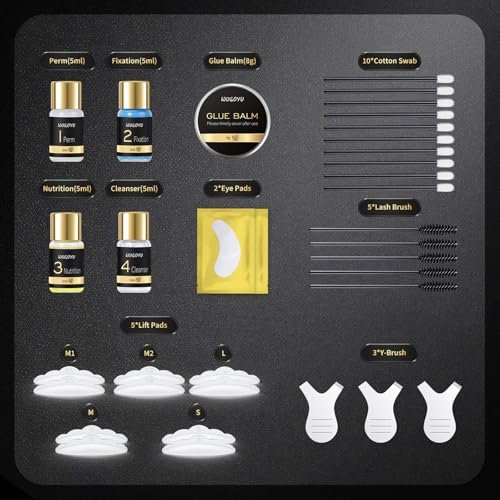 WUGOYU 2-in-1 Lash Lift & Brow Lamination Kit – Professional Eyelash Perm & Eyebrow Lift for Fuller, Thicker Brows – Lasts 4-6 Weeks – Salon & Home Use Avelisse