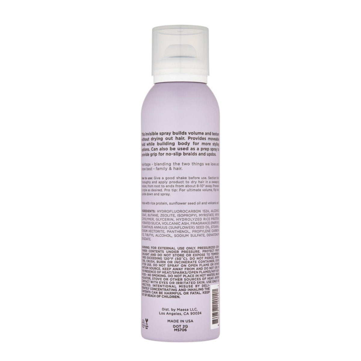 Hairitage Magic Spell Texturizing Spray - Volumizing Texture Spray for All Hair Types with Rice Protein & Sunflower Seed Oil, 5.9 oz - görsel 3
