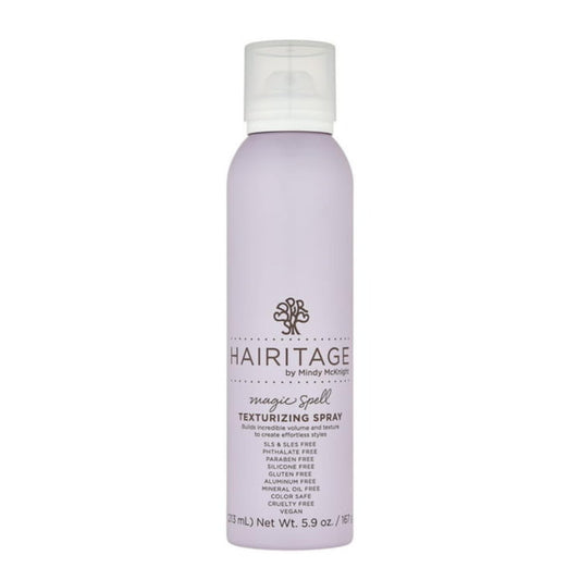 Hairitage Magic Spell Texturizing Spray - Volumizing Texture Spray for All Hair Types with Rice Protein & Sunflower Seed Oil, 5.9 oz