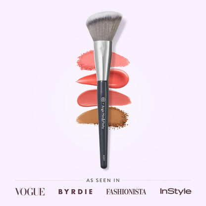 BK BEAUTY ANGIE HOT & FLASHY A507 Angled Blush Brush – Fluffy Synthetic Brush for Blush, Bronzer & Contour, Seamless Streak-Free Finish Avelisse