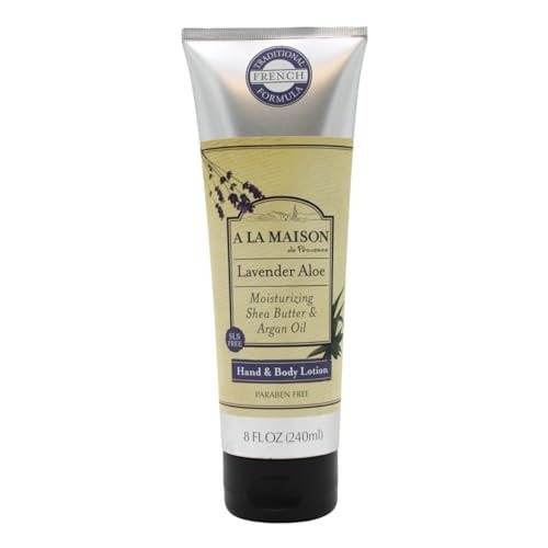 A LA MAISON Lavender Aloe Body Lotion – 8 Fl Oz – Hydrating & Soothing Moisturizer Avelisse